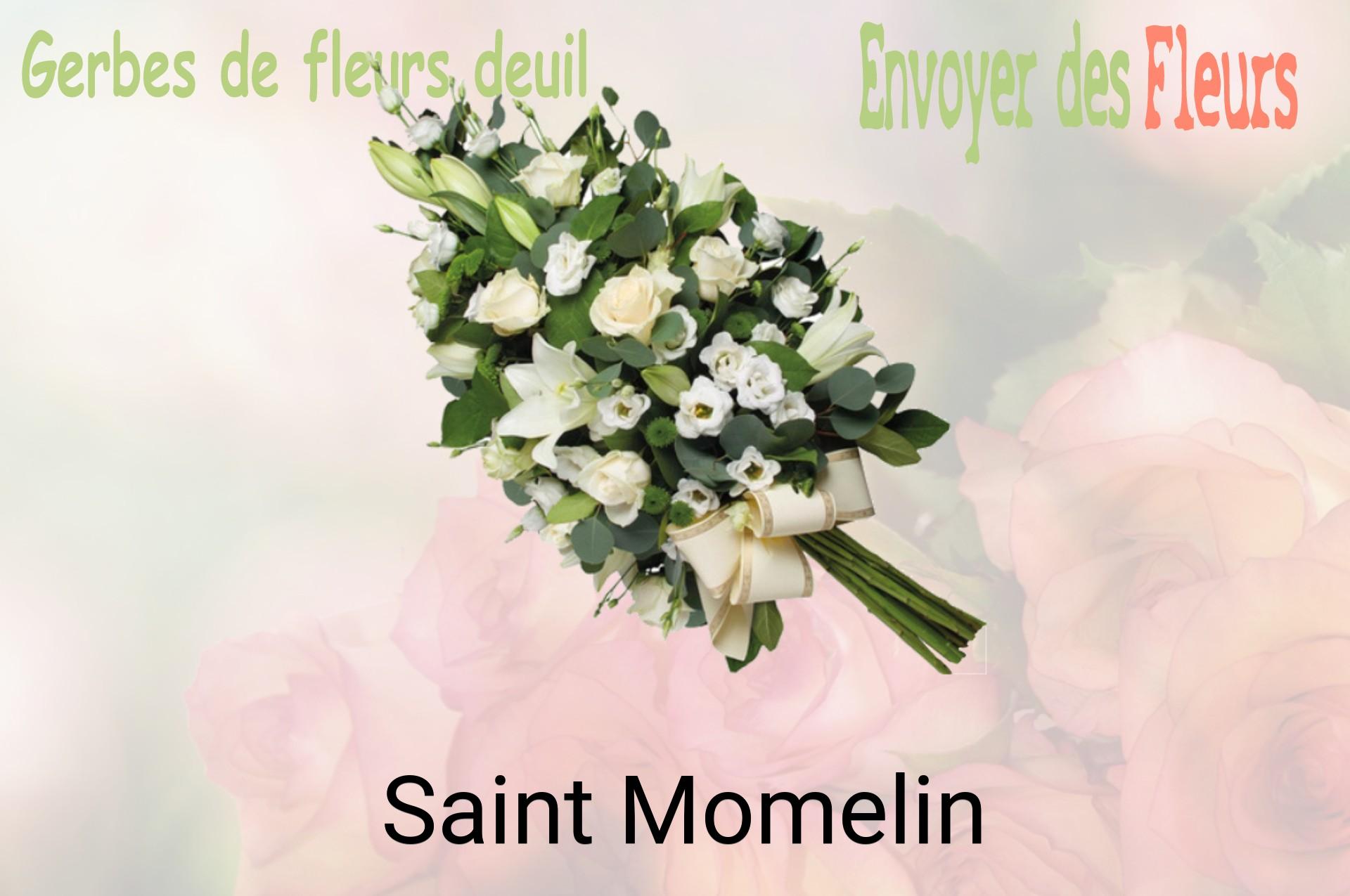 Gerbe de fleurs de deuil livrée à Saint-Momelin